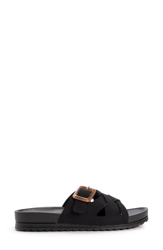 Muk Luks Grand Shayna Slide Sandal In Black