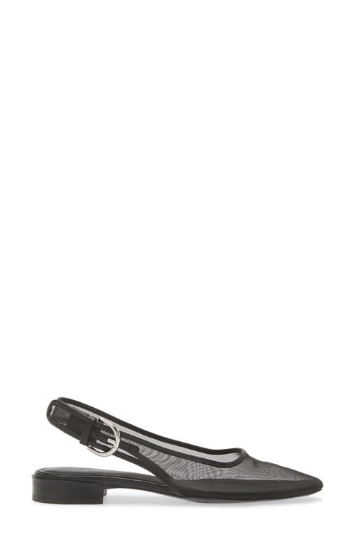 Shop Rag & Bone Astra Slingback Flat In Black