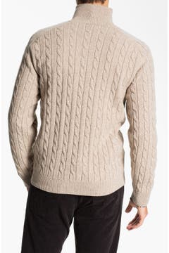 Lora Gi Half Zip Wool & Cashmere Sweater | Nordstrom