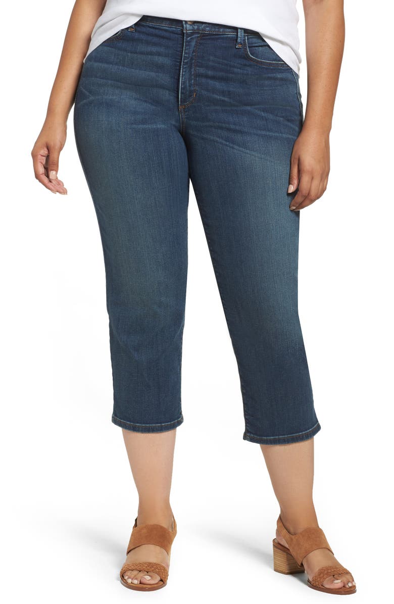 NYDJ Marilyn Stretch Capri Jeans (Oak Hill) (Plus Size) | Nordstrom
