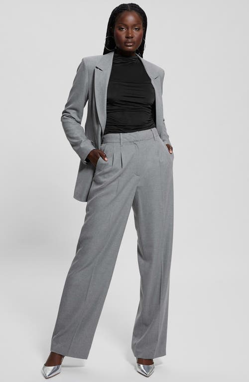 Shop Guess Doris Perfect Pants In Cloudy Grey Heather