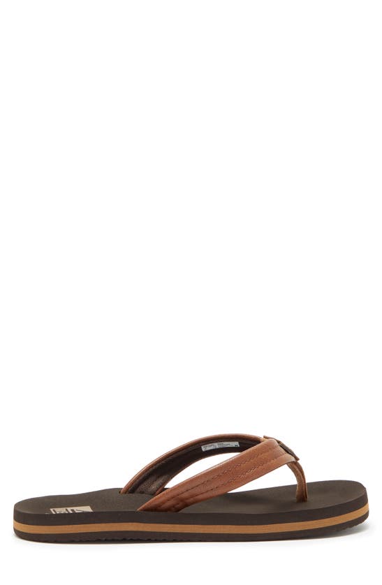 Shop Reef Kids' Ahi Flip Flop In Brown