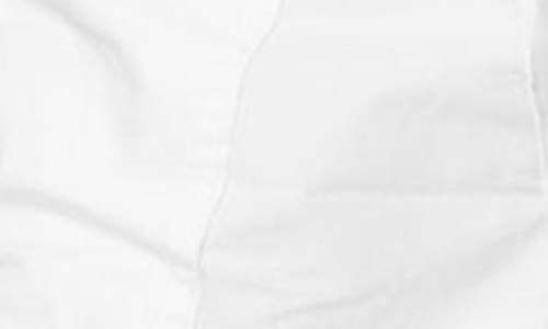 Edikted Crinkle Cotton Miniskirt In White
