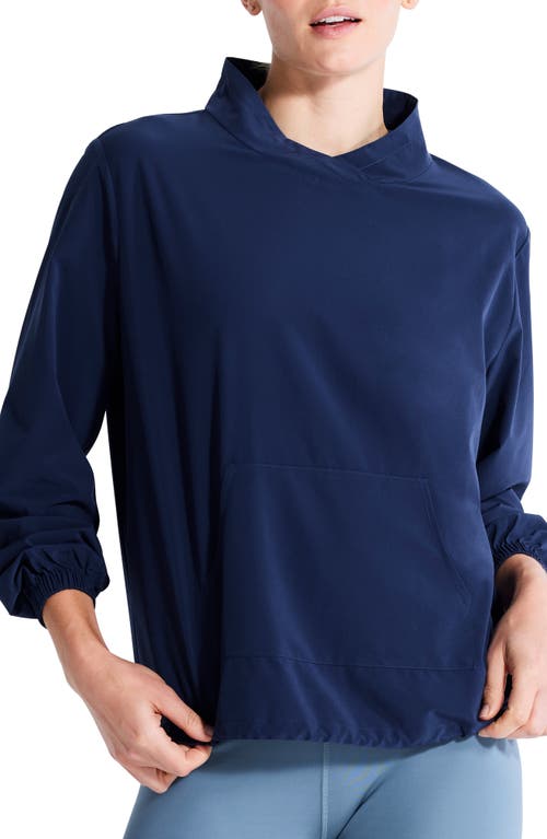 NZ ACTIVE by NIC+ZOE Tech Stretch Pocket Top Ink at Nordstrom,