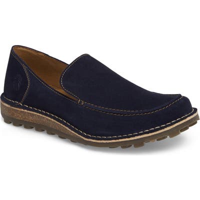 Fly London Meve Moc Toe Loafer, Blue