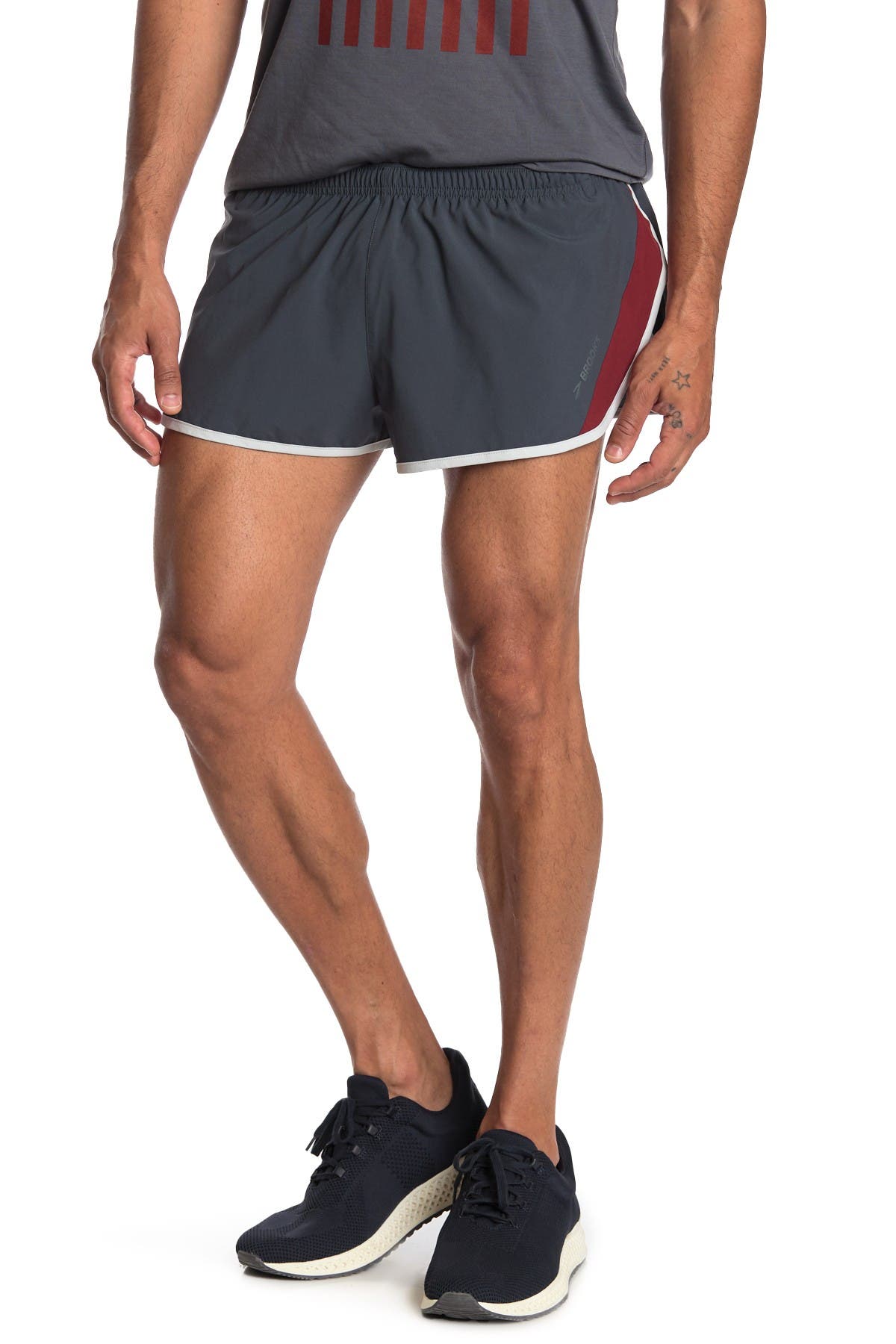 brooks split shorts