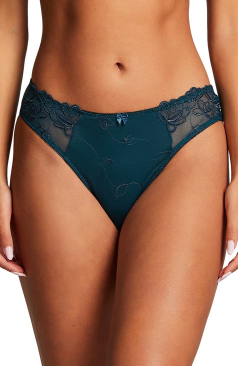 Buy Hunkemoller Kamari V-shape Brazilian Lace Panties, Black Color Women