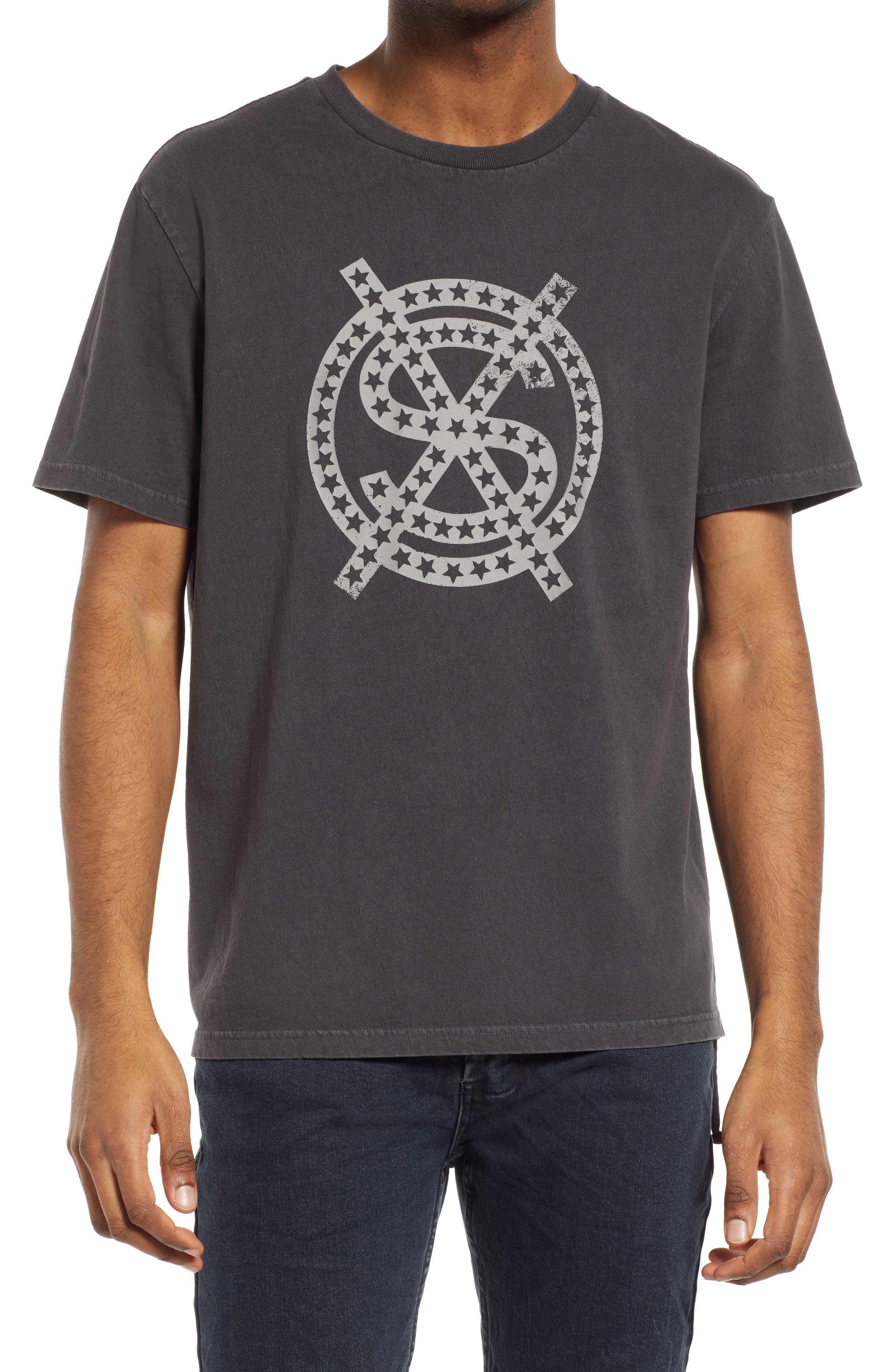 Ksubi Kusbi Dollar Star Kash Cotton Graphic Tee in Black at Nordstrom, Size Small