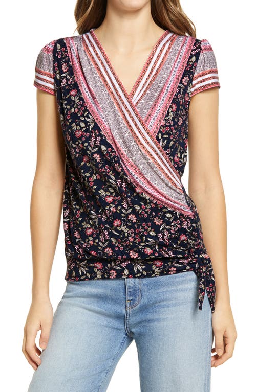 Loveappella Wrap Front Top at Nordstrom,