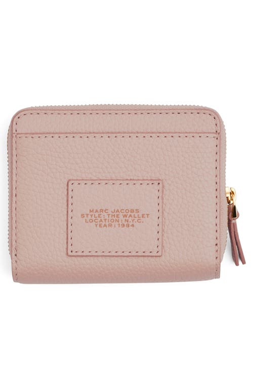 Shop Marc Jacobs The Mini Leather Compact Wallet In Rose