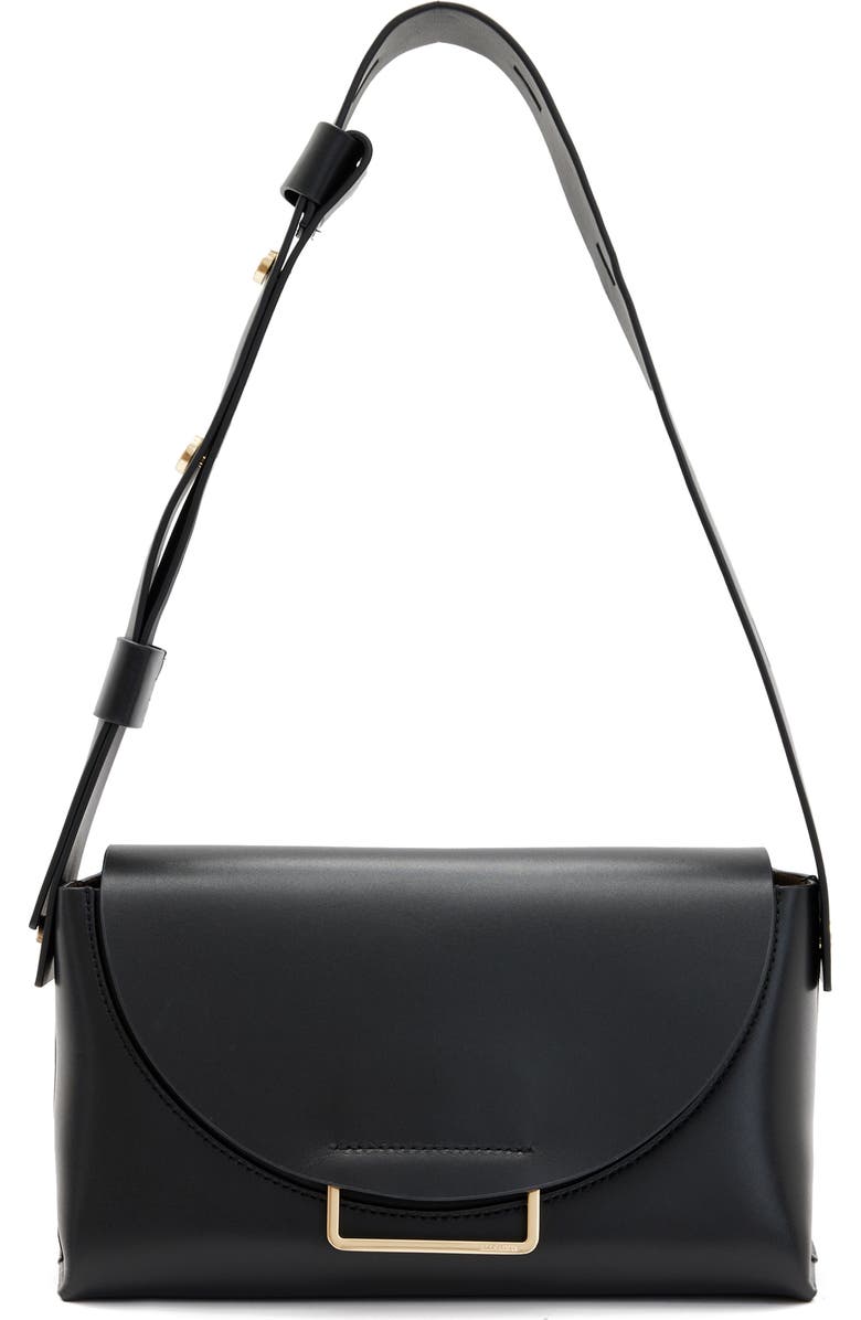 AllSaints Celeste Leather Crossbody Bag, Main, color,