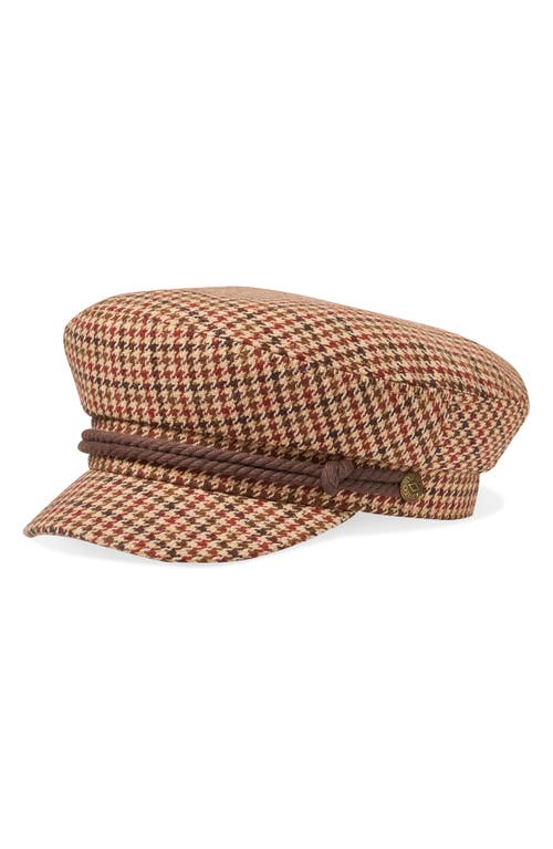 Brixton Fiddler Fisherman Cap In Tigers Eye/brown