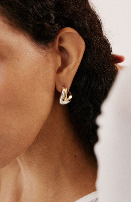 Shop Kloto Raya Drop Earrings In Silver/gold