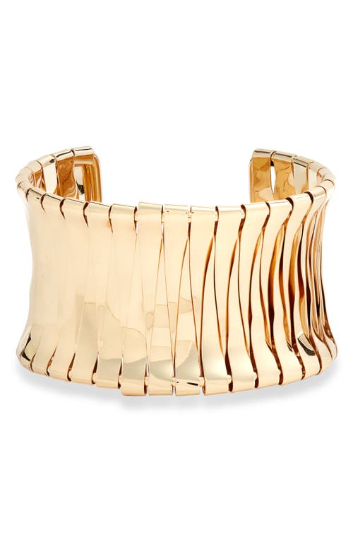 Nordstrom Woven Cuff Bracelet in Gold at Nordstrom