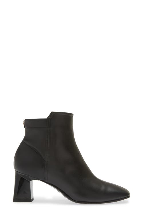 Naot Dolly Square Toe Bootie In Stretch Nappa Leather/black