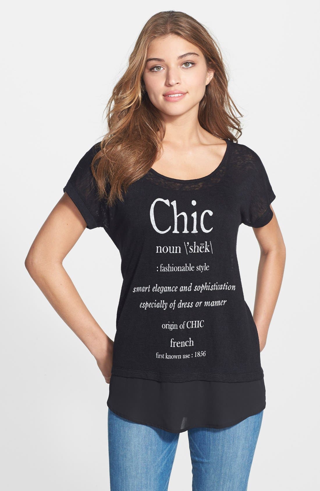 Bobeau 'Definition' Scoop Neck Tee Nordstrom