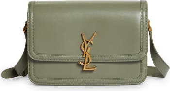 Saint Laurent - Men - Solferino Medium Logo-Appliquéd Leather Messenger Bag Brown