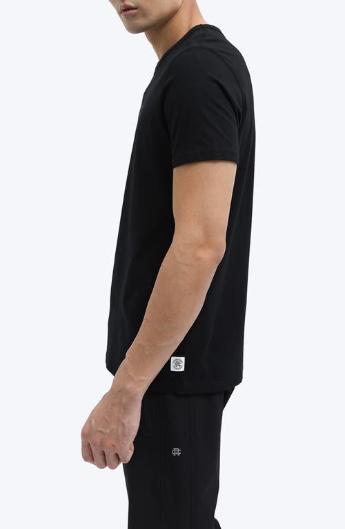 Shop Reigning Champ 2-pack Lightweight Cotton T-shirt In Black