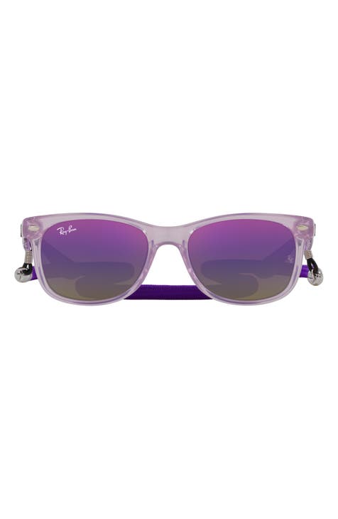 Kids' Junior Wayfarer 50mm Gradient Square Sunglasses