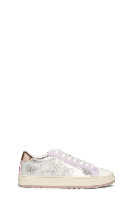 Shop Steve Madden Kids' Jmolly Sneaker In Silver Multi