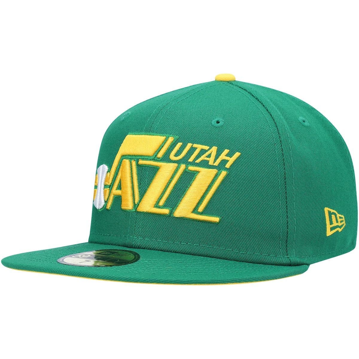 UPC 193647007706 product image for Men's New Era Green Utah Jazz Hardwood Classics 59FIFTY Fitted Hat at Nordstrom, | upcitemdb.com
