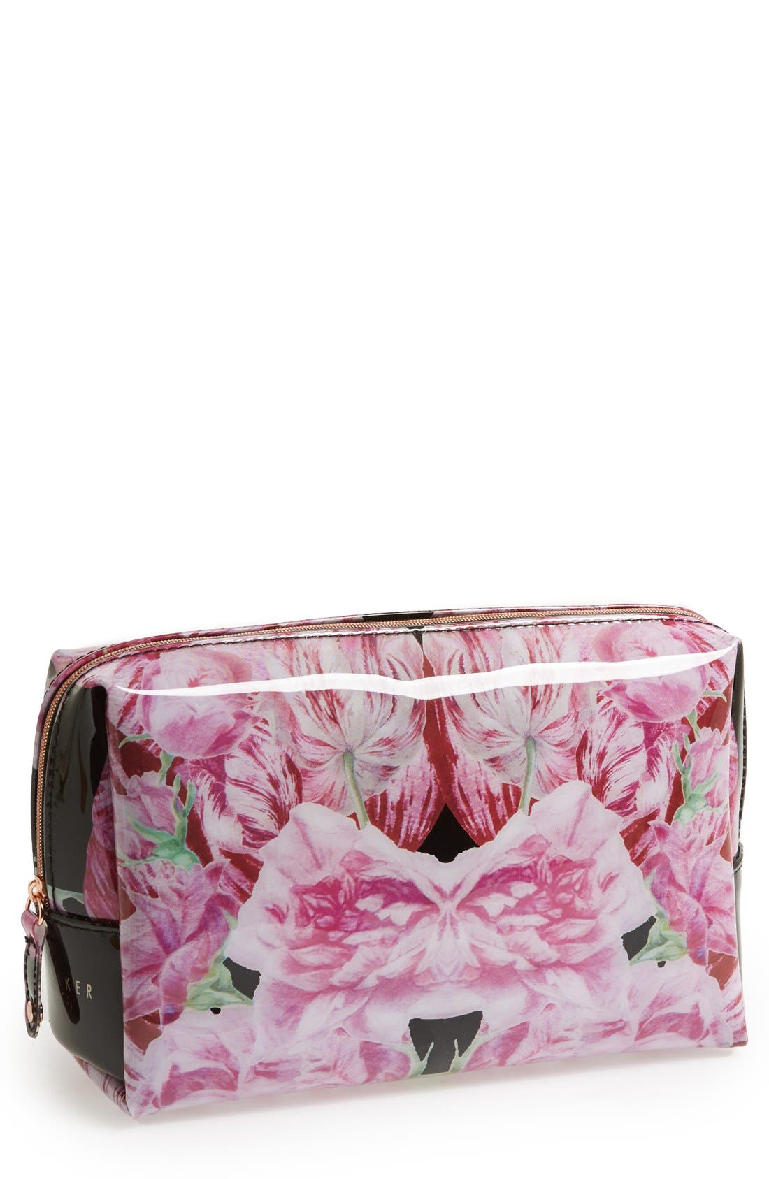 Ted Baker London 'Large Tulip Placement' Cosmetic Case Nordstrom