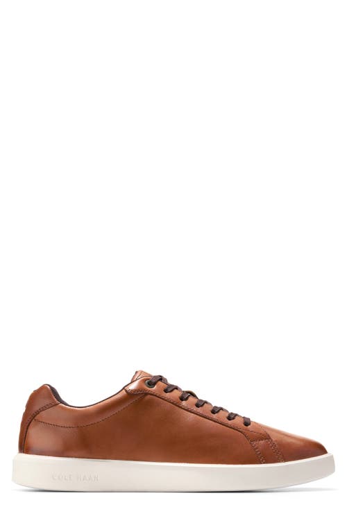 Cole Haan Grand Crosscourt Daily Sneaker In British Tan/dark Chocolate