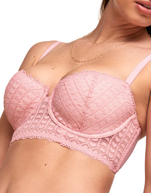 Shop Adore Me Nymphadora Contour Balconette Bra In Medium Pink