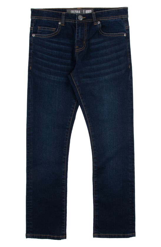 X-ray Kids' Stretch Slim Fit Jeans In Dark Blue