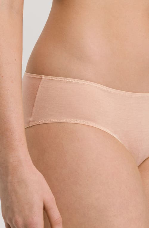 Shop Hanro Ultralight High Cut Briefs In Beige