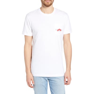 French Connection Chevron Pocket T-Shirt, White