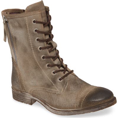 Roan Affair Combat Boot- Brown