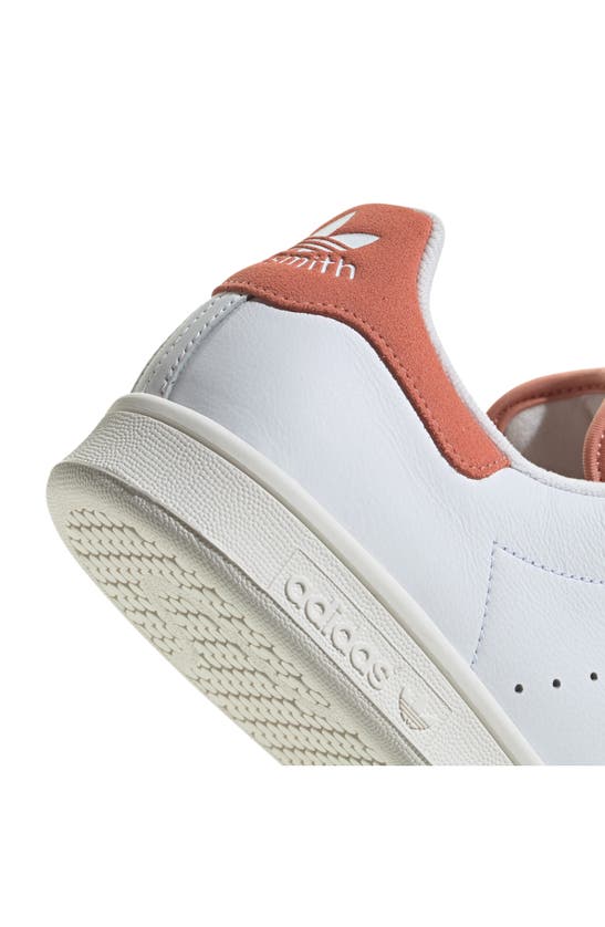 Shop Adidas Originals Stan Smith Low Top Sneaker In White/ Core White/ Wonder Clay