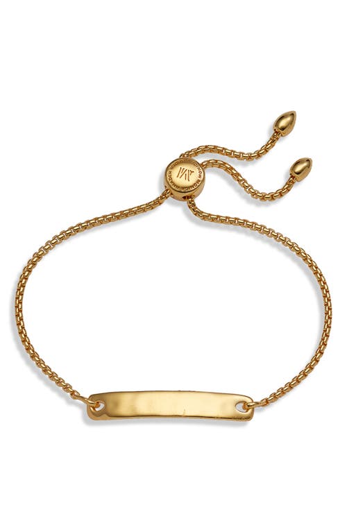 Monica Vinader Mini Havana Friendship Chain Bracelet in Gold at Nordstrom
