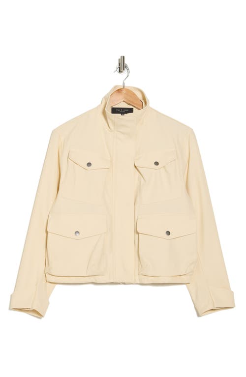 Shop Rag & Bone Trail Crop Jacket In Ecru