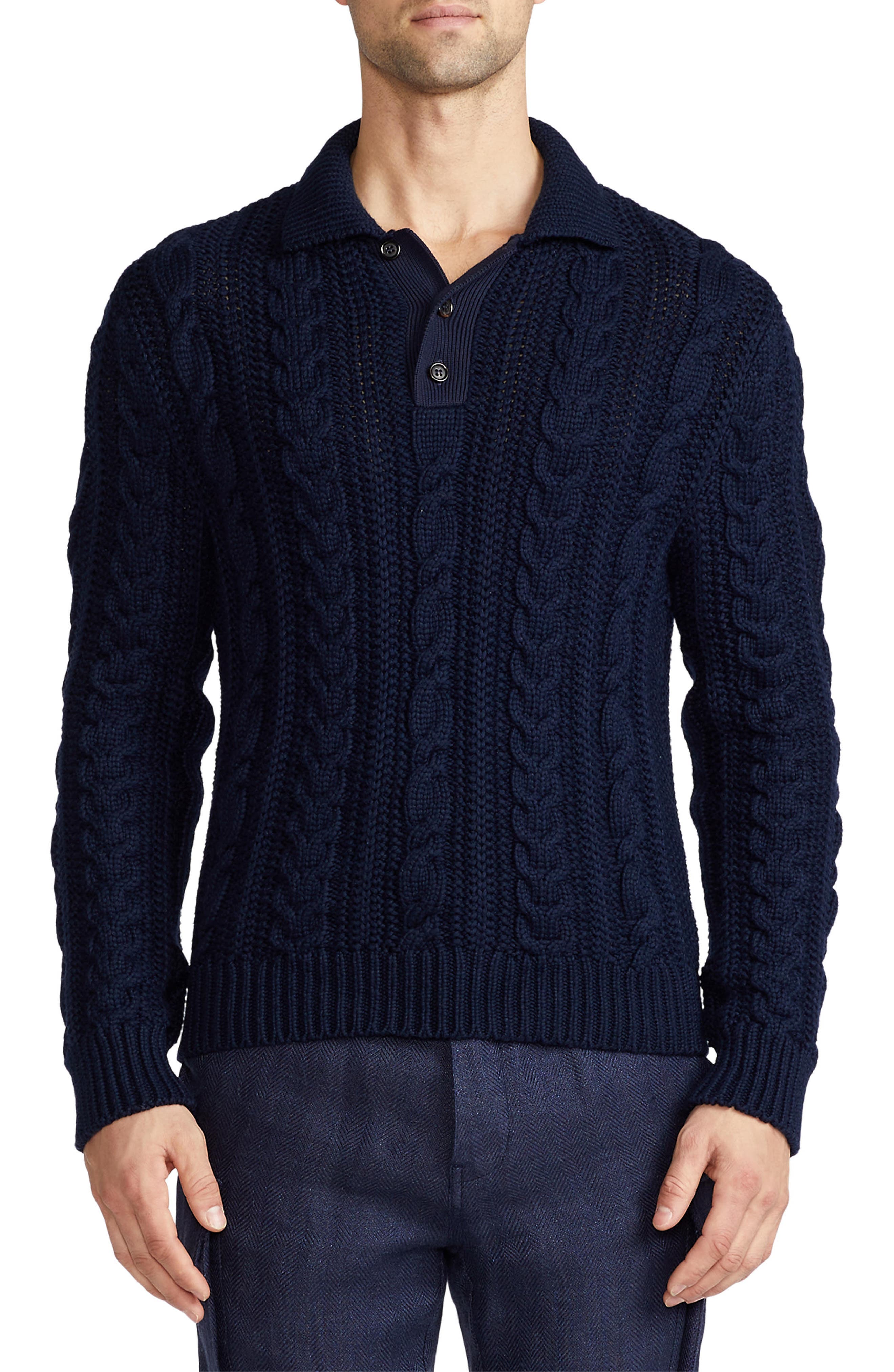 ralph lauren purple label mens sweater