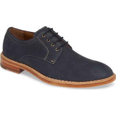 J & m 1850 Chambliss Plain Toe Derby- Blue