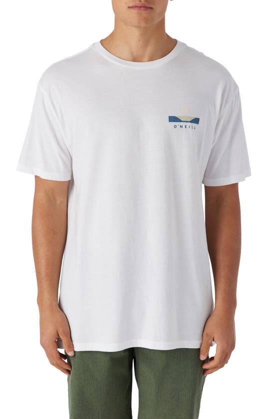 Shop O'neill Watcher Graphic T-shirt In White