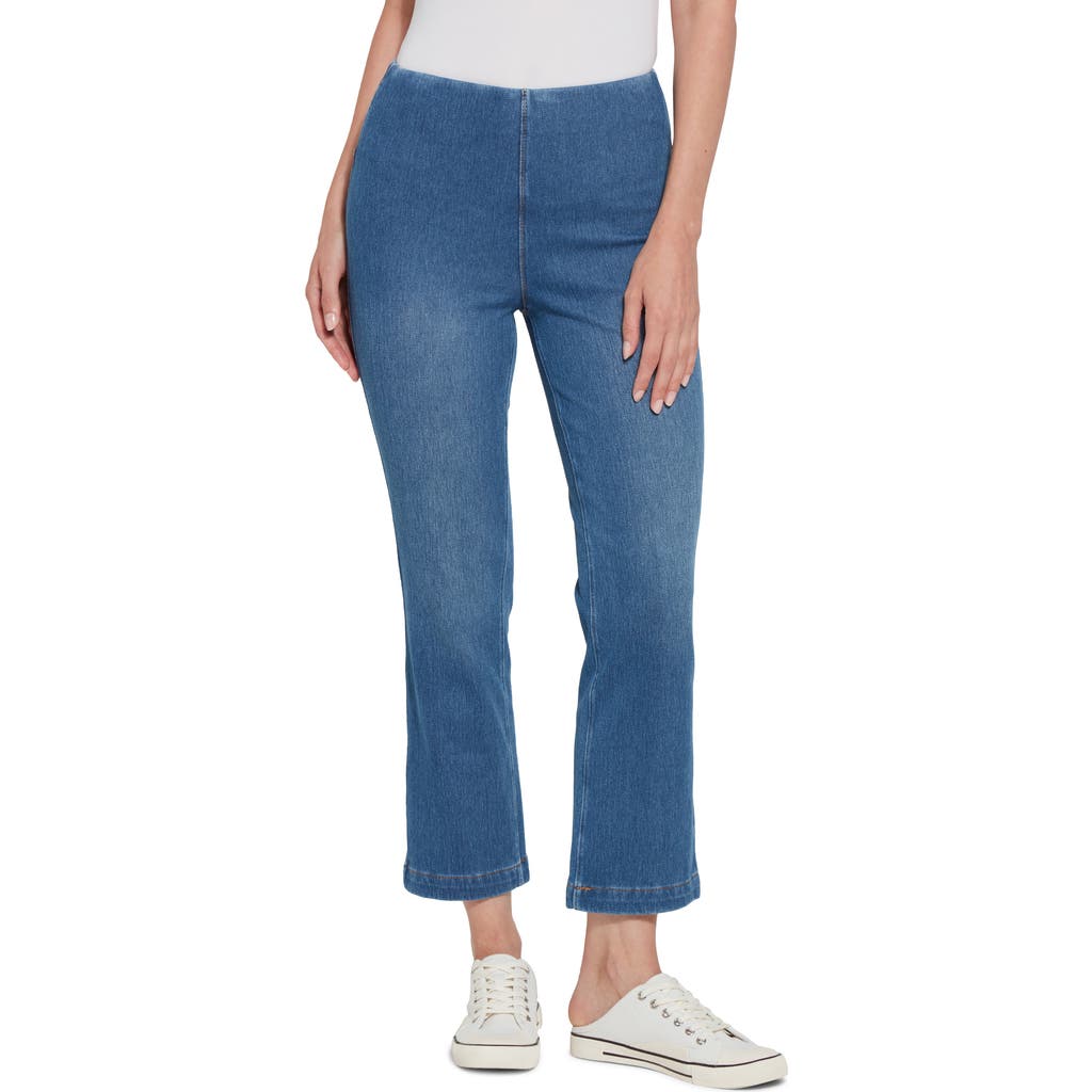 Lyssé Baby Bootcut Denim (27" Inseam) In Midwash