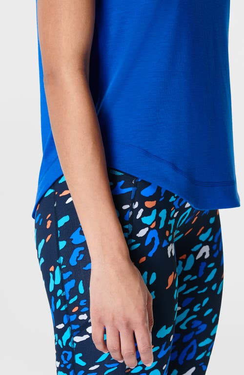 Shop Sweaty Betty Breathe Easy Run T-shirt In Lightning Blue