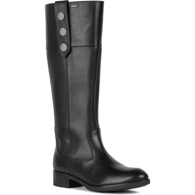 Geox Felicity Abx Waterproof Boot, Black