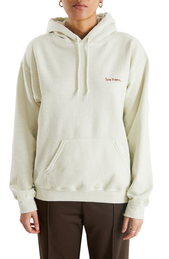 Iets Frans Bdg Urban Outfitters Unisex Hoodie In Ecru