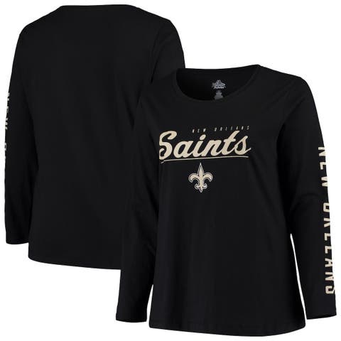 New Orleans Saints Majestic Women's Draft Me VII T-Shirt – Black