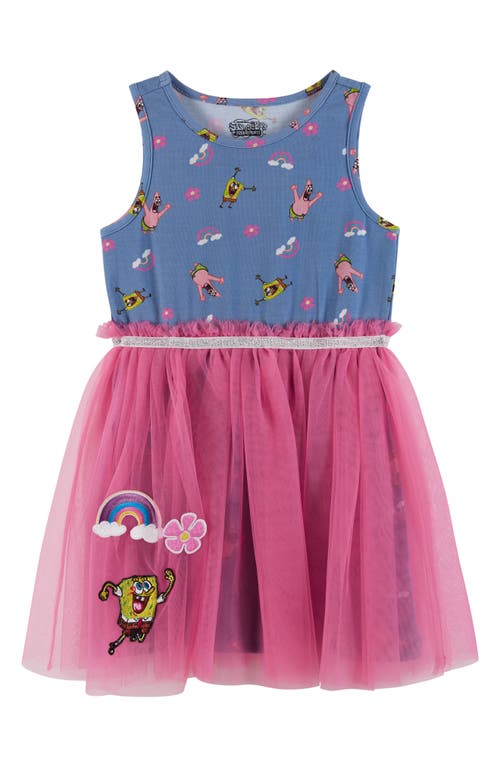 ANDY & EVAN ANDY & EVAN KIDS' SPONGEBOB PINEAPPLE DRESS & SWEATSHIRT SET