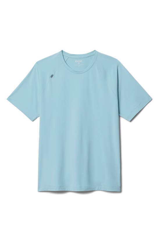 Shop Rhone Reign Performance T-shirt In Aquamarine