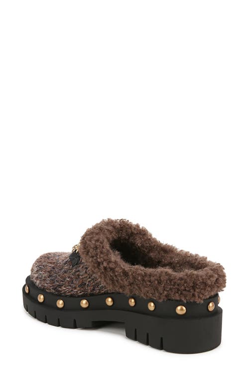 Shop Circus Ny By Sam Edelman Annie Faux Shearling Lined Clog In Dark Chocolate