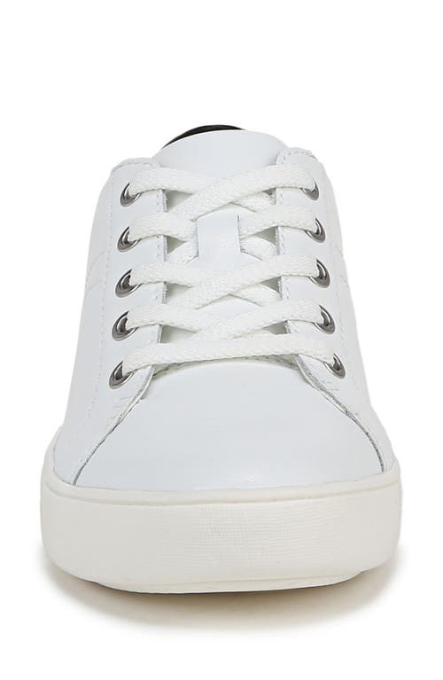 Shop Naturalizer Morrison Studded Sneaker In White/black Leather