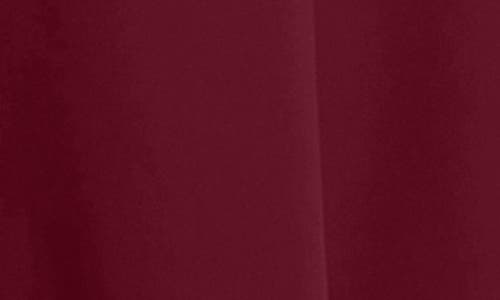 London Times Short Sleeve Fit & Flare Midi Dress In Arresting Burgundy