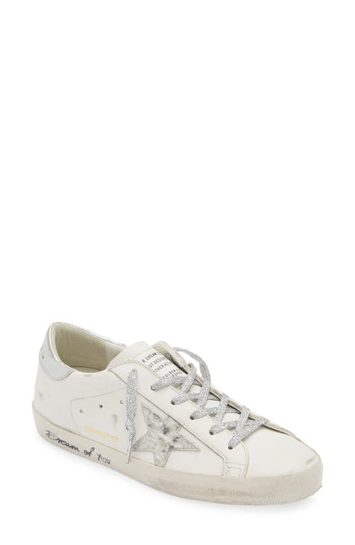 Golden Goose Super-Star Low Top Sneaker White/Grey at Nordstrom,