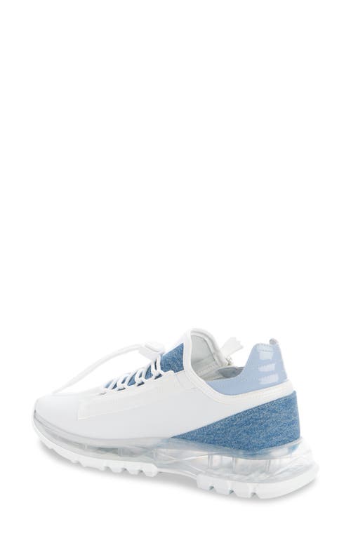 Givenchy Spectre Sneakers In Synthetic Leather And Denim In Denim Blue